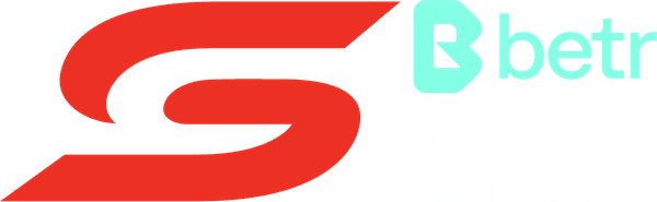 Red stylized "S" logo next to "Betr" in teal and "Darwin Triple Crown" in white text on a black background.